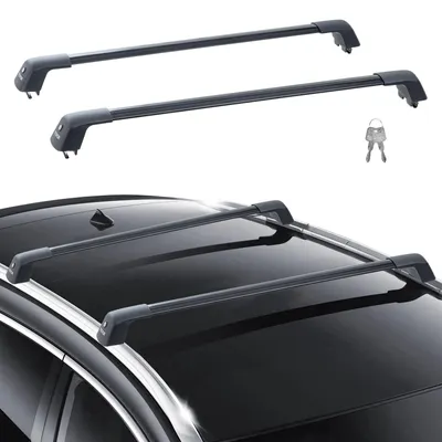 Image de Porte-bagages universels en aluminium pour voitures