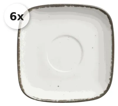 Produktbild von Untertasse für Espressotasse 6er Set Casa creme