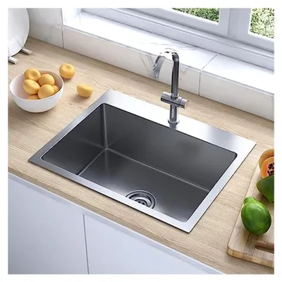 Produktbild von Handgefertigte Küchenspüle aus Edelstahl