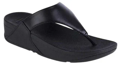 Produktbild von FitFlop - "Lulu" Flipflops für Damen, Leder PP10296 (37 EU) (Schwarz)
