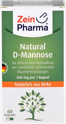 Immagine prodotto di ZeinPharma Capsule di D-Mannosio naturale, 60 capsule