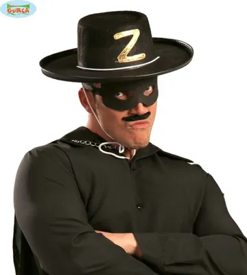 Produktbild von Schwarzer Rächer Z Bandit Hut für Herren