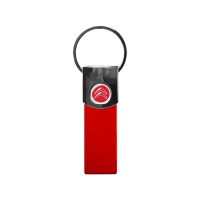 Image de Porte-clés Citroën Rouge Officiel, Logo Rouge