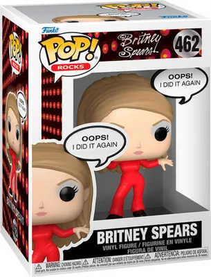 A Funko Pop! vinyl figure of Britney Spears in its original packaging.