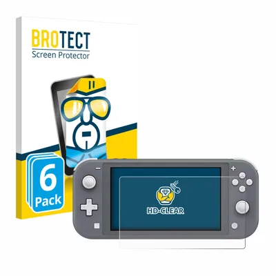 Produktbild von 6x Für Nintendo Switch Lite Schutzfolie BROTECT Displayschutz Display Schutz Folie Klar Transparent