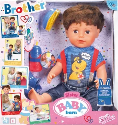Zdjęcie produktu dla Baby Born Interaktywna lalka Braciszek 825365 Zapf Creation 43cm