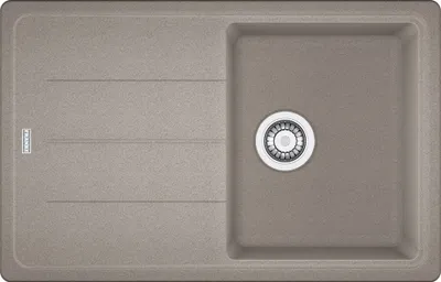 A top-down view of a kitchen sink.