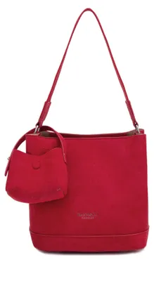 Productafbeelding van Diana&Co schoudertas voor dames, gemaakt van veganistisch leer, met een afneembare schouderband en een clutch