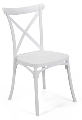 Immagine prodotto di Sedia 47x51xh90 cm in Plastica Cross Bianco