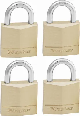 Image de Cadenas à clé en laiton, MASTER LOCK, l.30 mm