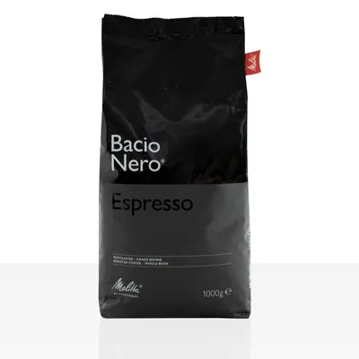 Produktbild von Melitta Espresso Bacio Nero - 1kg Kaffeebohnen