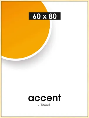 Produktbild von accent by nielsen Kunststoff Bilderrahmen Colorado Uni, 60x80 cm, Gold