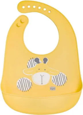 Produktbild von SARO - Giraffe 'Miam' Silikon Lätzchen