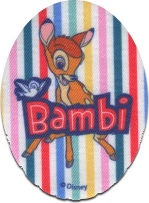 Produktbild von Disney © Bambi Vogel Tier Kinder - Aufnäher, Bügelbild, Aufbügler, Applikationen, Patches, Flicken, Zum Aufbügeln, Größe: 11 x 8 cm