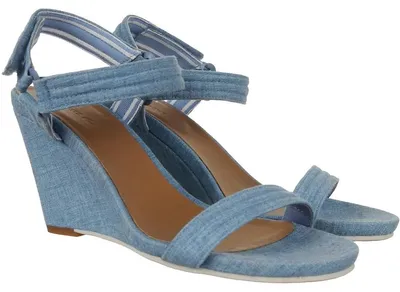 Produktbild von Lacoste - "Karoly" Hohe Absätze für Damen, Leder PP9562 (41 EU) (Blau)