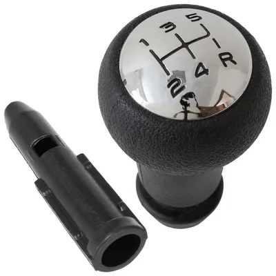 Image de Bouton de changement de vitesse Knauf + manchon d'adaptation 5 vitesses pour Citroën C3, C4, C5, Xsara