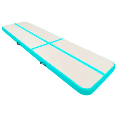 Immagine prodotto di vidaXL Tappetino gonfiabile con pompa 800x100x20 cm PVC Verde