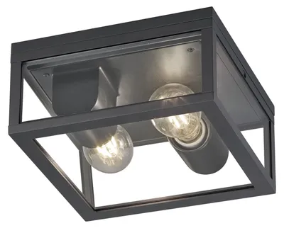 Zdjęcie produktu dla Lampa elewacyjna plafon zewnętrzny GARONNE antracyt Trio 601860242
