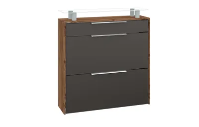Produktbild von Hängeschuhschrank "Oliva2", eiche-graphit