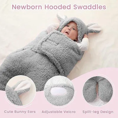 Produktbild von Famanu Wickeldecke für Babys - Extra weich und warm, 3-6 Monate