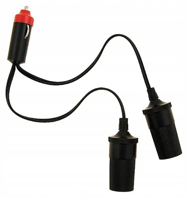 Produktbild von DBautomotive 12V Doppelsteckdose mit Kabel für 2 Geräte