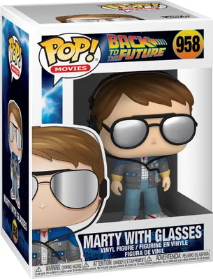 Produktbild von Zurück in die Zukunft - Marty with Glasses 958 - Funko Pop! - Vinyl Figur