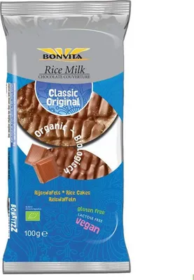 Produktbild von Bonvita Reiswaffeln Reissirup Schokolade -- 100g