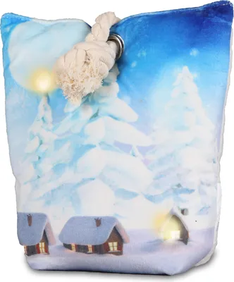 Produktbild von Türstopper Zugluftstopper Türsack Türpuffer Winter LED Weihnachtsdeko