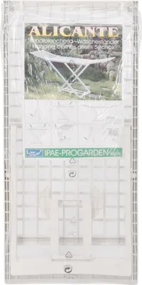 Obrázek produktu pro Ipae-Progarden Alicante, Rozkládací sušák na prádlo, Polypropylen (PP), Bílá, 1940 mm, 580 mm, 1080 mm