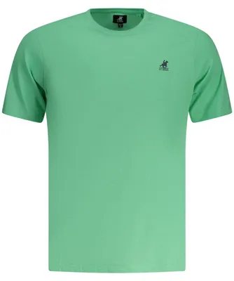 Immagine prodotto di T-shirt da uomo verde con stampa - manica corta e scollo rotondo