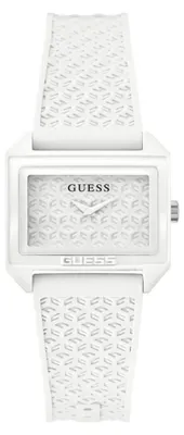 Produktbild von Guess Mod Pop Damenuhr Weiß  Damen Weiß One Size