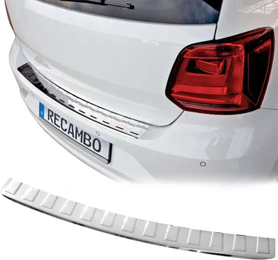 Zdjęcie produktu dla Chromowana osłona zderzaka ze stali nierdzewnej dla VW POLO V 6C | 04.2014-2017 | z fazowaniem