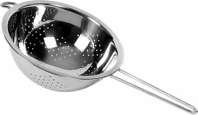 Zdjęcie produktu dla Durszlak ORION Stalowy durszlak z długim uchwytem 22 cm