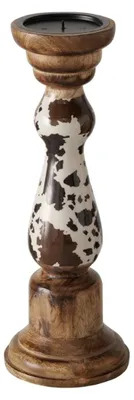 Produktbild von Kerzenleuchter braun, natur, weiß Ø 12,7 cm H: 35,3 cm