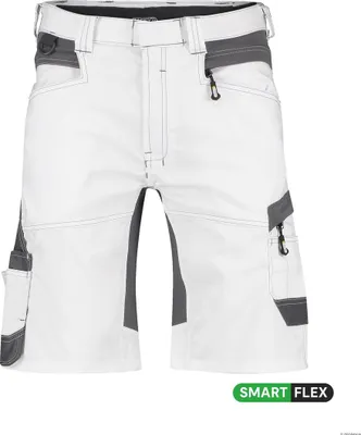 Produktbild von Dassy Stretch-Malershorts Axis 250090 PESCO41 Gr. 63 weiß/anthrazitgrau
