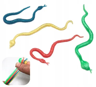 Produktbild von Toys Gummi Gel Schlange Dehnbar Squishy Fidget