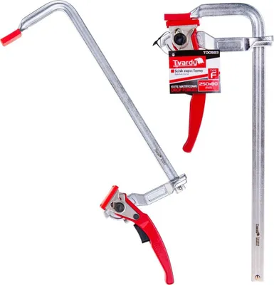 Obrázek produktu pro GEKO Svěrka rychloupínací ráčnová, typu F, 250 x 80 mm, kovaná T00583