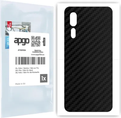 Produktbild von apgo Rückseite Schutzfolie für ZTE Axon 10 Pro -  Hinten Schutzfolie Carbon, Rückseite Folie schützt vor Kratzern und Fingerabdrücken