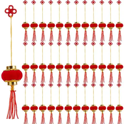 Productafbeelding van Mini-lantaarns - 60 stuks - Decoratie voor bruiloften en feesten