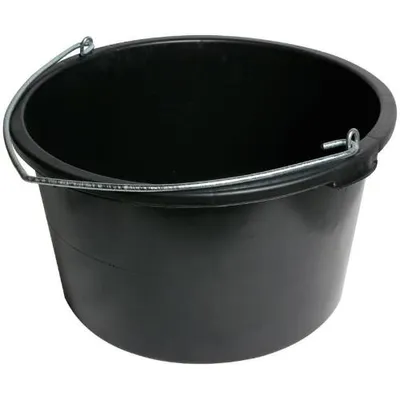 Produktbild von Kunststoffbehälter rund, 40 l, Metallgriff