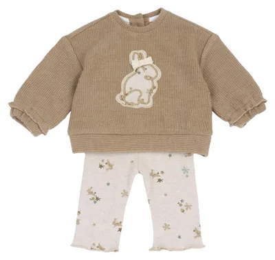 Productafbeelding van Chicco babykleding - meisjesset met T-shirt en broek