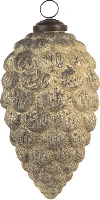 Obrázek produktu pro Vánoční koule Clayre & Eef Ø 10x13 cm Zlaté sklo
