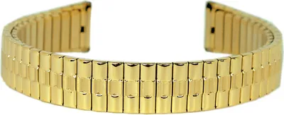 Produktbild von Timex Ersatzband | Zugband aus Edelstahl gelbgoldfarben 12mm für T2M827