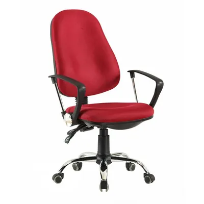 Immagine prodotto di Sedia da ufficio Casa Dolce BOBI, 60x60x100-110 cm, tessuto, regolabile in altezza, rosso,