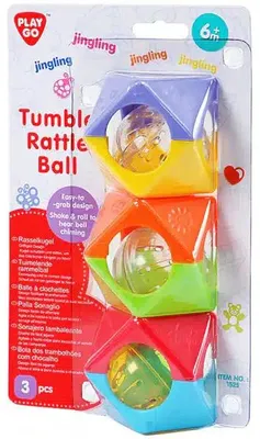 Produktbild von Playgo Trommelrasselball 3 Stück