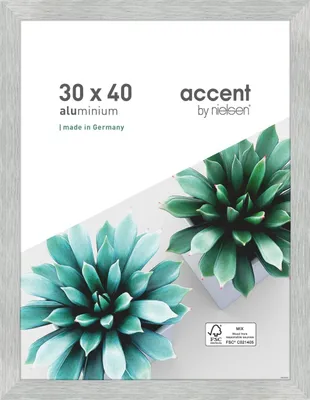 Obrázok produktu pre Hliníkový rám obrazu Nielsen Accent Star 30x40 cm štruktúra strieborná matná