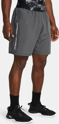 Produktbild von Under Armour Woven Wordmark Kurze Hose Grau 2XL / Regular Mann Grau 2XL