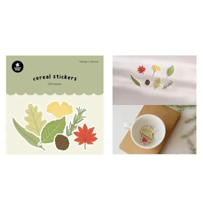 Image de Suatelier feuilles papier autocollant décoratif