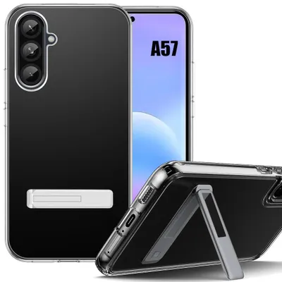 Image de Coque pour Samsung Galaxy A57 5G, Protection Antichoc Transparent avec Support Réglable