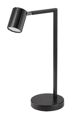 Obrázek produktu pro Stolní lampa minimalistická nastavitelná černá s kulatou základnou 1xGU10 5W KARTER Rabalux